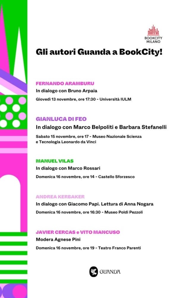 Gli autori Guanda a Bookcity